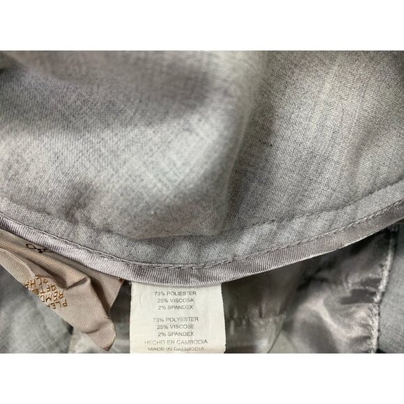Daisy Fuentes Women's Light Grey Dress Pants - Picture 4 of 8